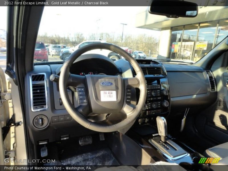 Gold Leaf Metallic / Charcoal Black 2012 Ford Escape Limited