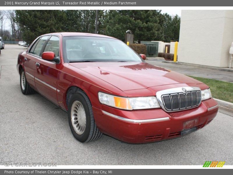 Toreador Red Metallic / Medium Parchment 2001 Mercury Grand Marquis LS