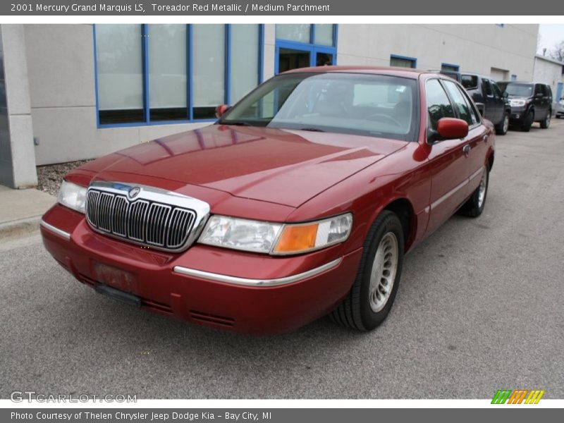 Toreador Red Metallic / Medium Parchment 2001 Mercury Grand Marquis LS