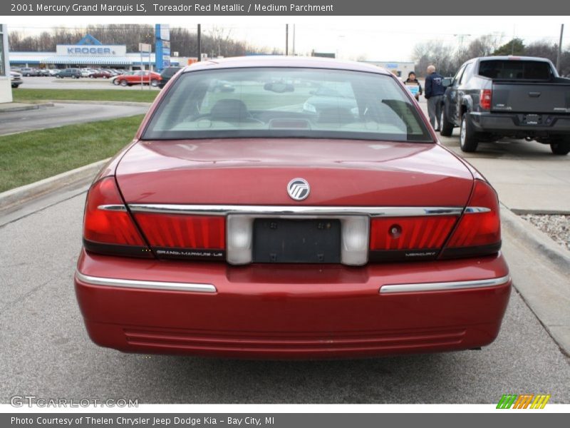 Toreador Red Metallic / Medium Parchment 2001 Mercury Grand Marquis LS