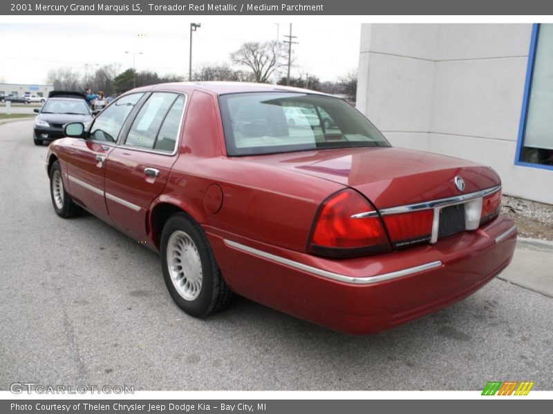 Toreador Red Metallic / Medium Parchment 2001 Mercury Grand Marquis LS