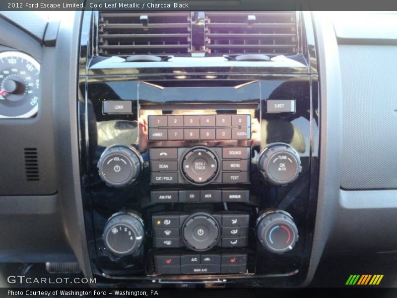 Gold Leaf Metallic / Charcoal Black 2012 Ford Escape Limited