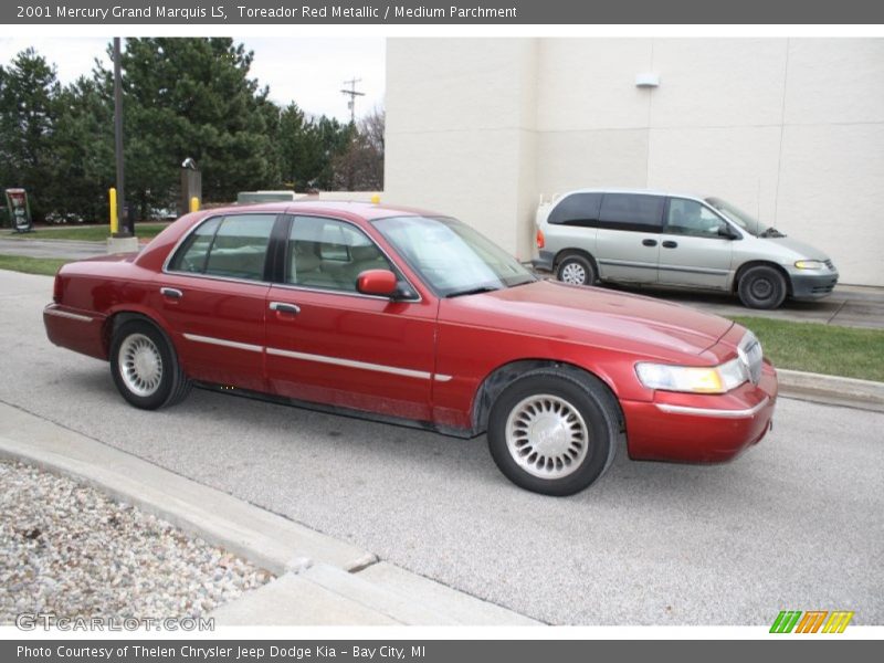 Toreador Red Metallic / Medium Parchment 2001 Mercury Grand Marquis LS