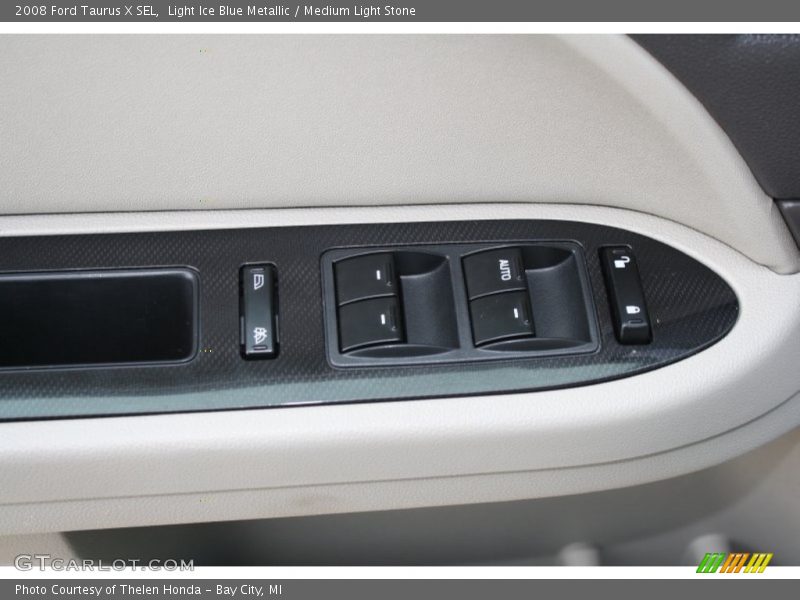 Light Ice Blue Metallic / Medium Light Stone 2008 Ford Taurus X SEL