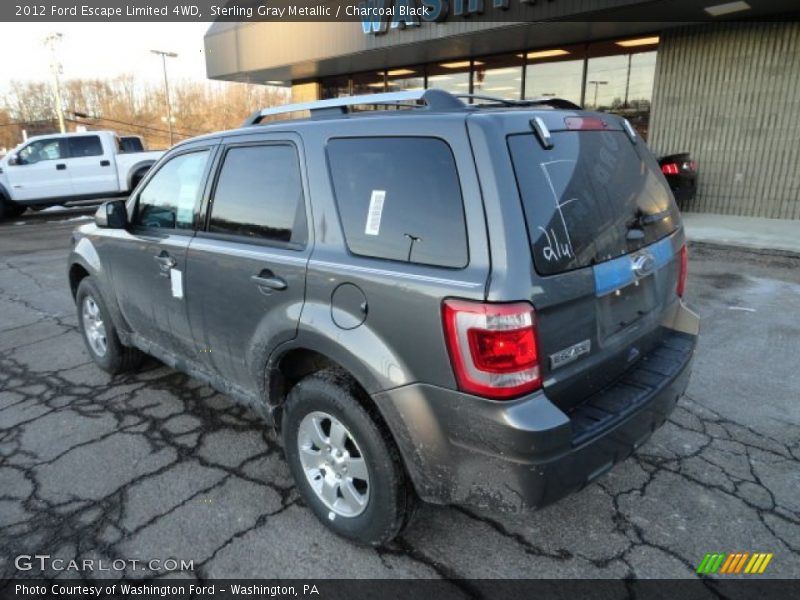 Sterling Gray Metallic / Charcoal Black 2012 Ford Escape Limited 4WD