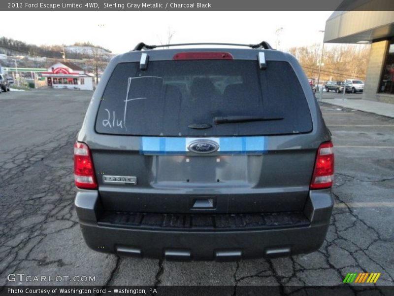 Sterling Gray Metallic / Charcoal Black 2012 Ford Escape Limited 4WD