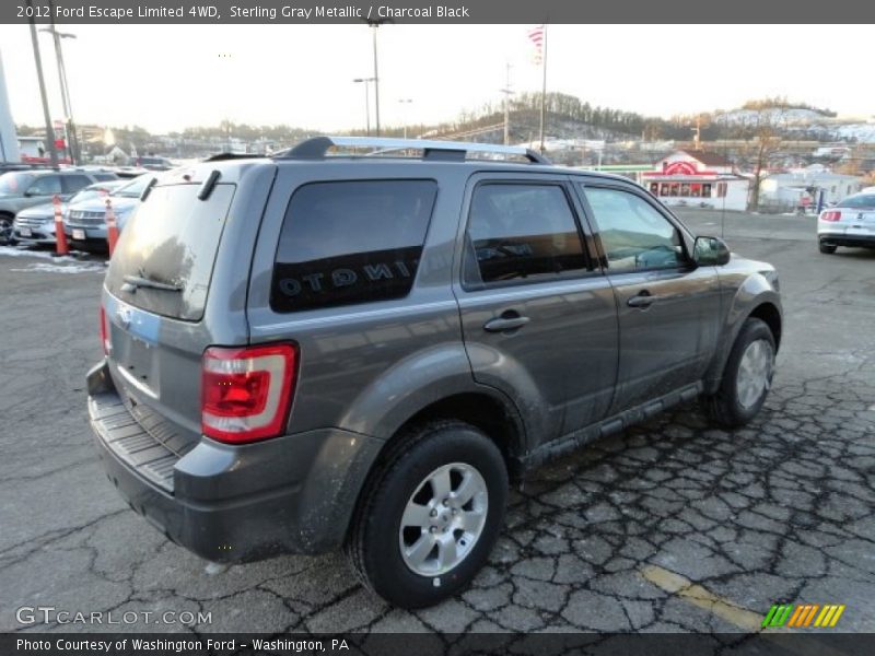 Sterling Gray Metallic / Charcoal Black 2012 Ford Escape Limited 4WD