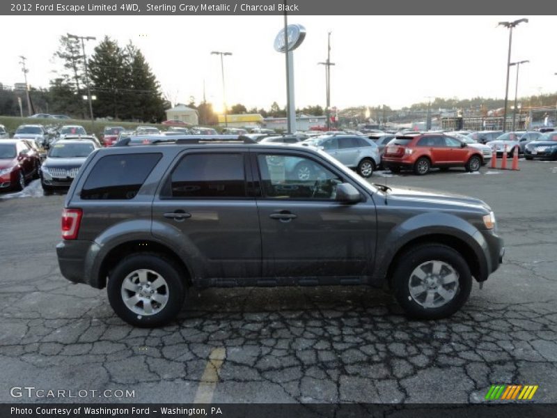 Sterling Gray Metallic / Charcoal Black 2012 Ford Escape Limited 4WD