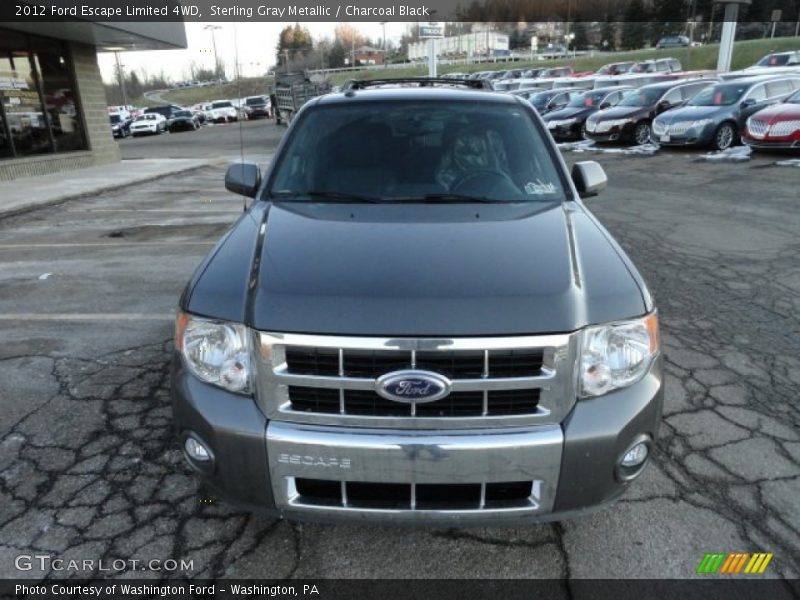 Sterling Gray Metallic / Charcoal Black 2012 Ford Escape Limited 4WD