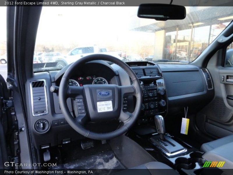  2012 Escape Limited 4WD Charcoal Black Interior