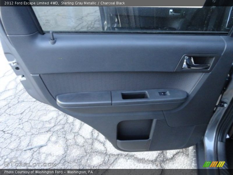 Sterling Gray Metallic / Charcoal Black 2012 Ford Escape Limited 4WD