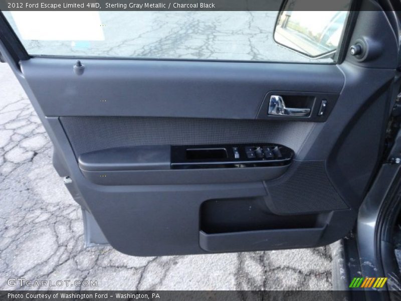 Sterling Gray Metallic / Charcoal Black 2012 Ford Escape Limited 4WD