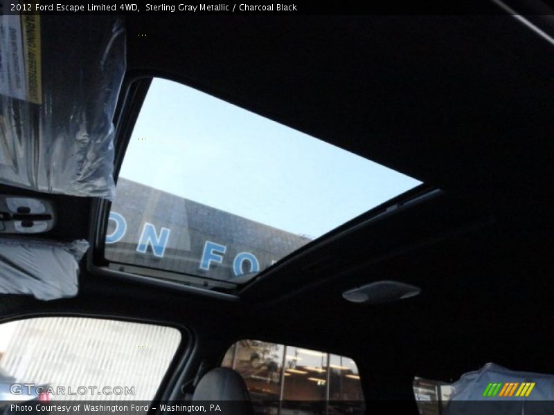 Sterling Gray Metallic / Charcoal Black 2012 Ford Escape Limited 4WD