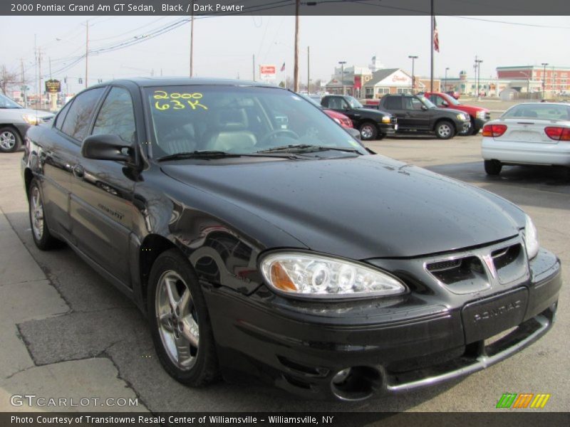 Black / Dark Pewter 2000 Pontiac Grand Am GT Sedan