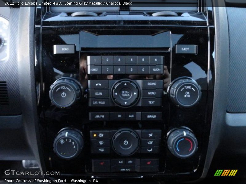 Sterling Gray Metallic / Charcoal Black 2012 Ford Escape Limited 4WD