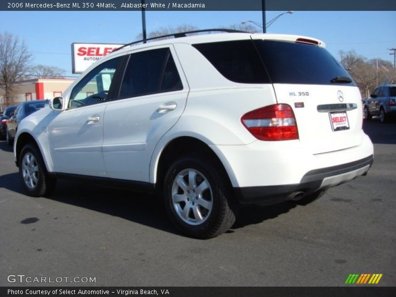 Alabaster White / Macadamia 2006 Mercedes-Benz ML 350 4Matic