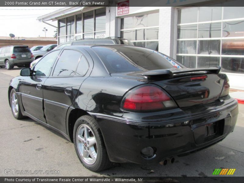 Black / Dark Pewter 2000 Pontiac Grand Am GT Sedan