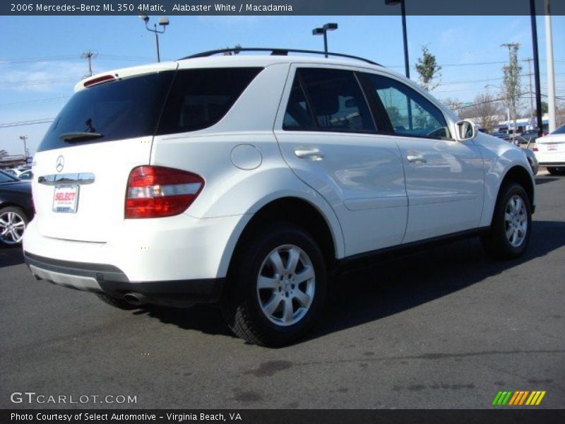 Alabaster White / Macadamia 2006 Mercedes-Benz ML 350 4Matic