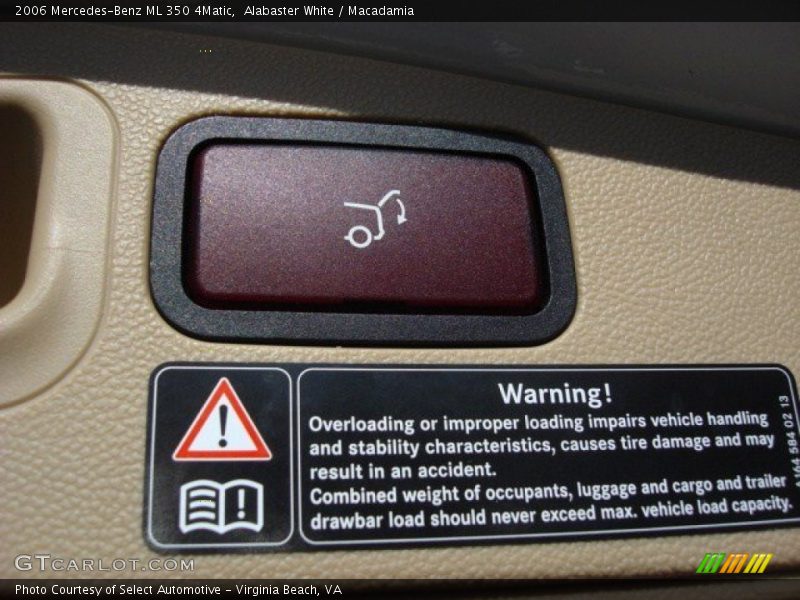 Alabaster White / Macadamia 2006 Mercedes-Benz ML 350 4Matic