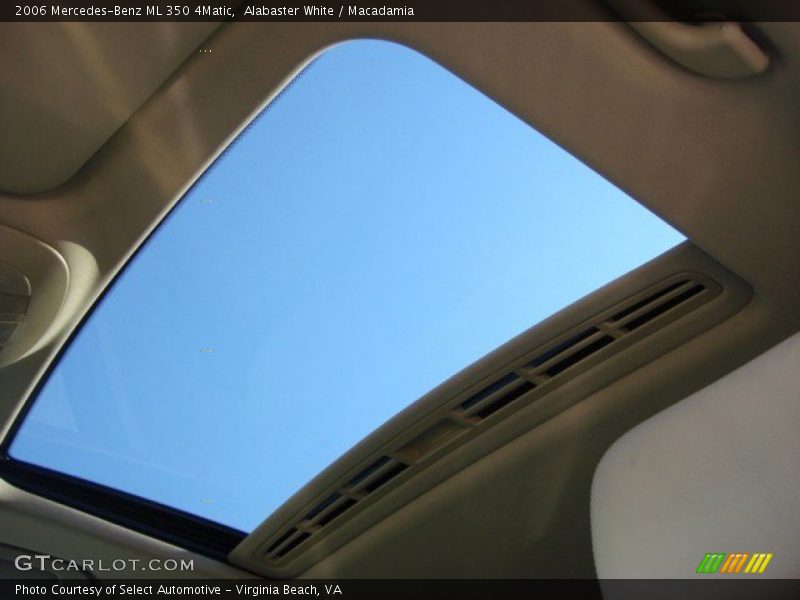 Alabaster White / Macadamia 2006 Mercedes-Benz ML 350 4Matic