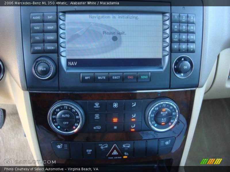 Alabaster White / Macadamia 2006 Mercedes-Benz ML 350 4Matic