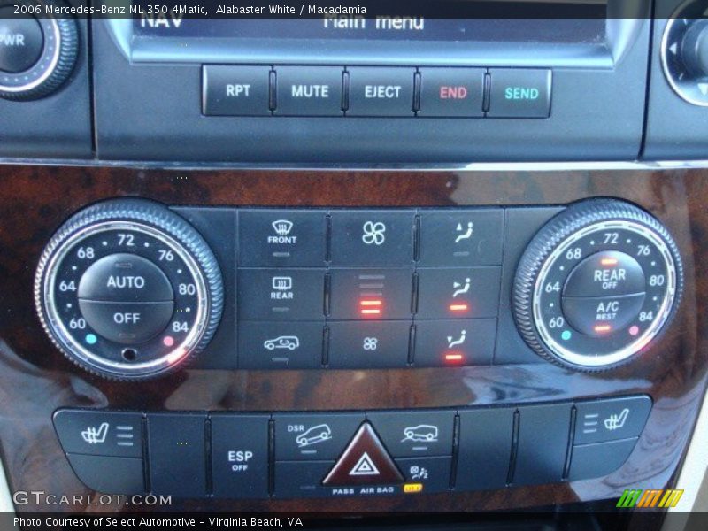 Alabaster White / Macadamia 2006 Mercedes-Benz ML 350 4Matic