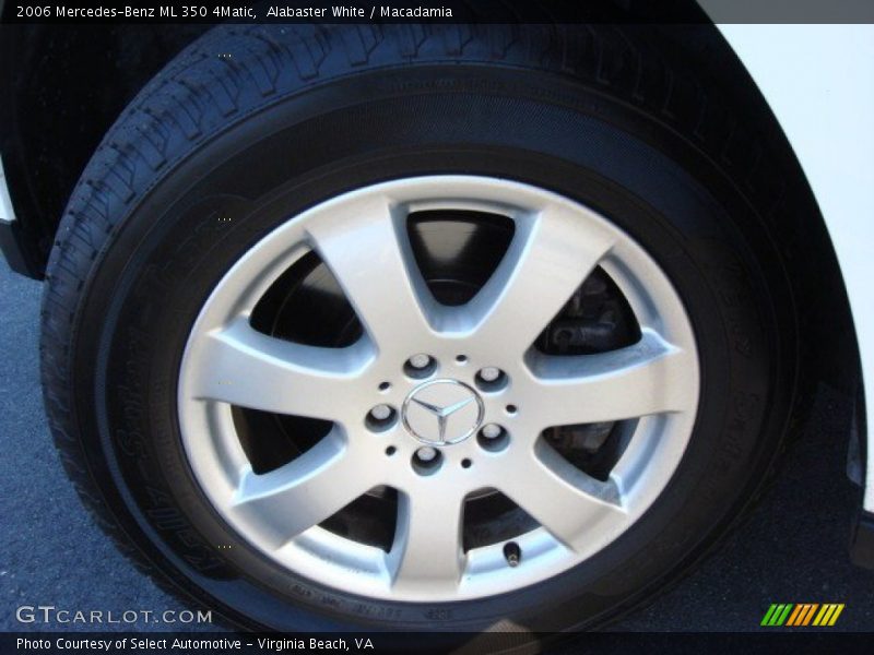 Alabaster White / Macadamia 2006 Mercedes-Benz ML 350 4Matic