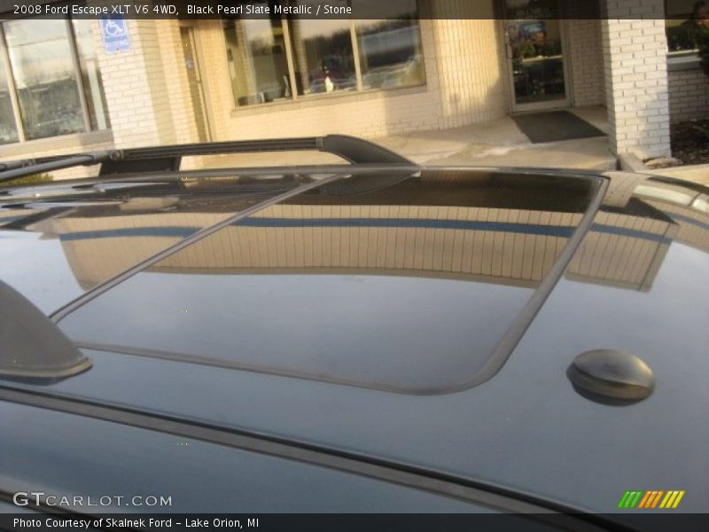 Black Pearl Slate Metallic / Stone 2008 Ford Escape XLT V6 4WD