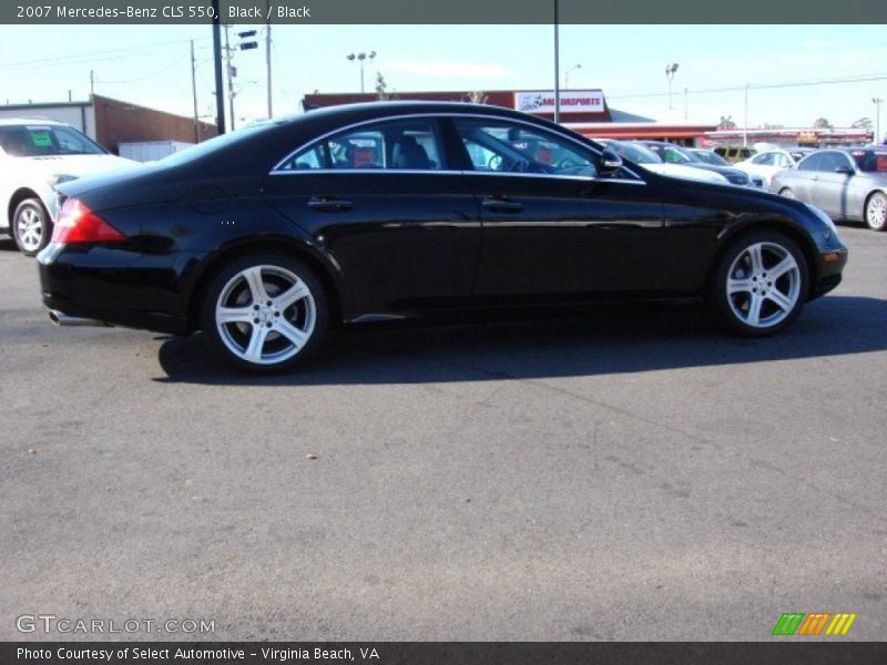 Black / Black 2007 Mercedes-Benz CLS 550