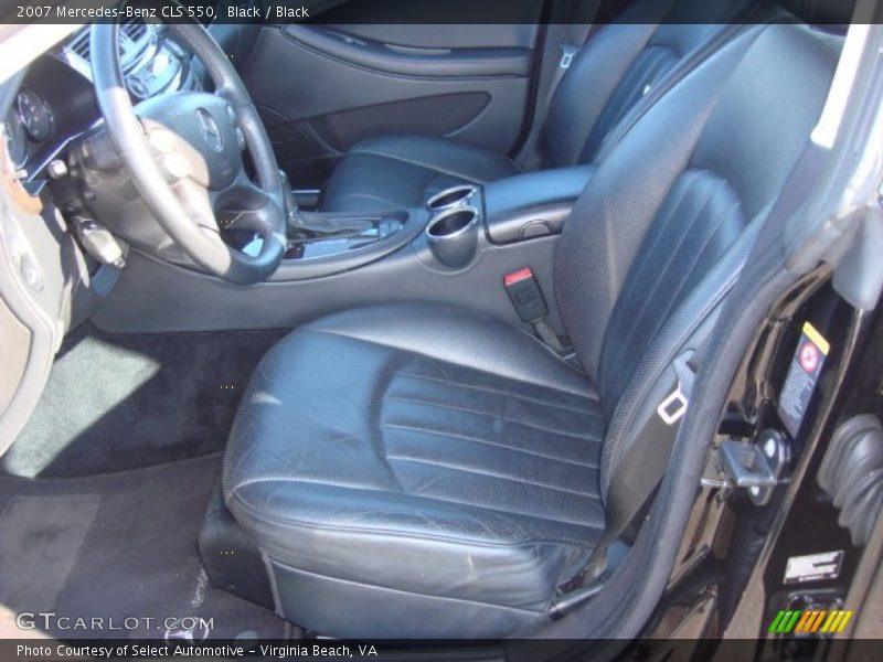 Black / Black 2007 Mercedes-Benz CLS 550