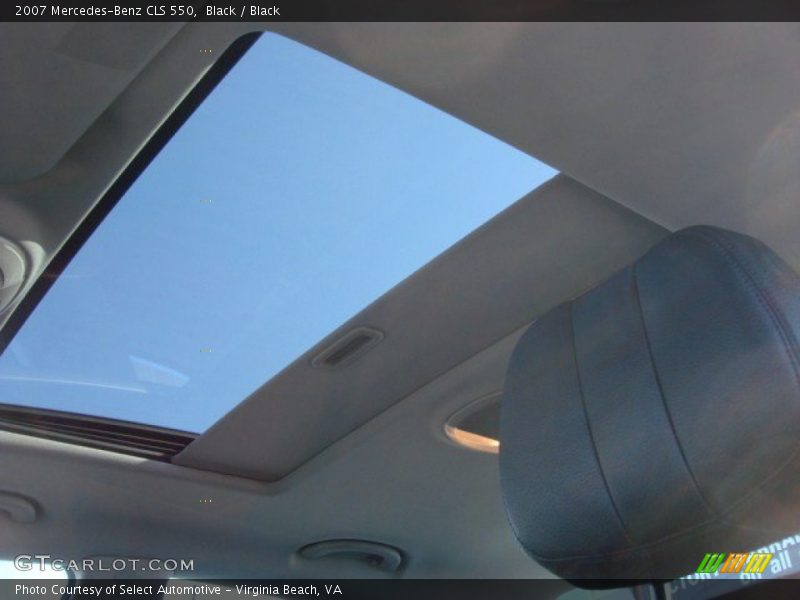 Black / Black 2007 Mercedes-Benz CLS 550