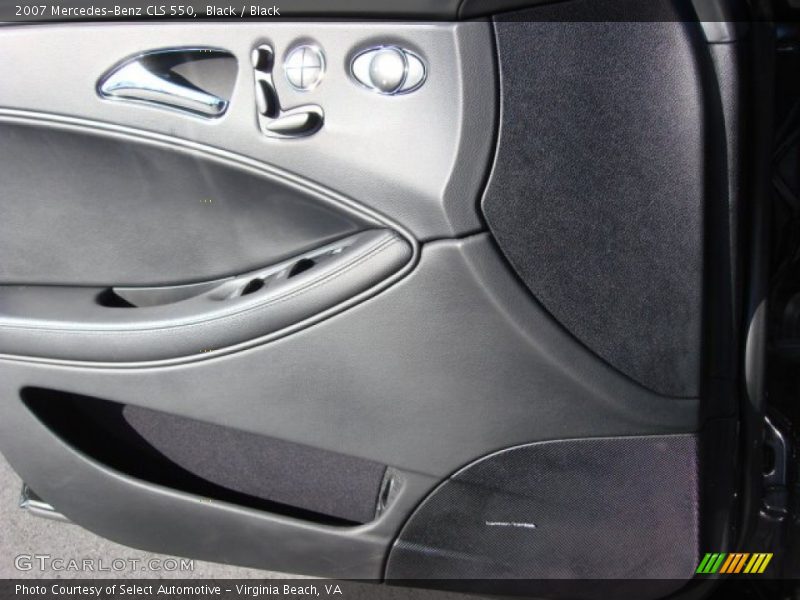 Black / Black 2007 Mercedes-Benz CLS 550