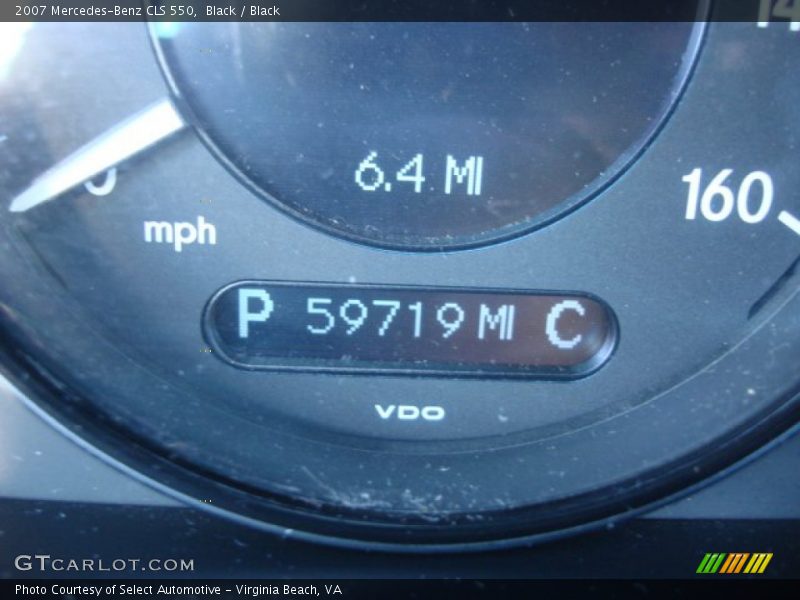 Black / Black 2007 Mercedes-Benz CLS 550