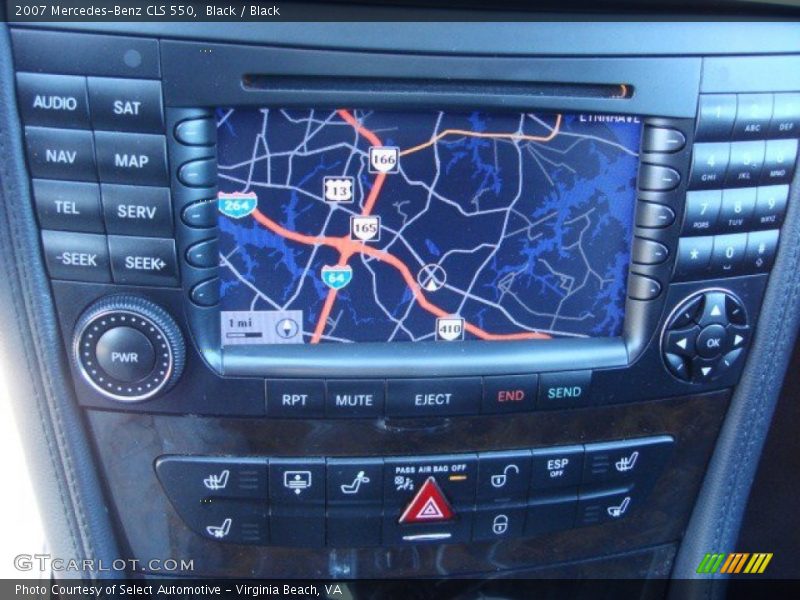 Black / Black 2007 Mercedes-Benz CLS 550