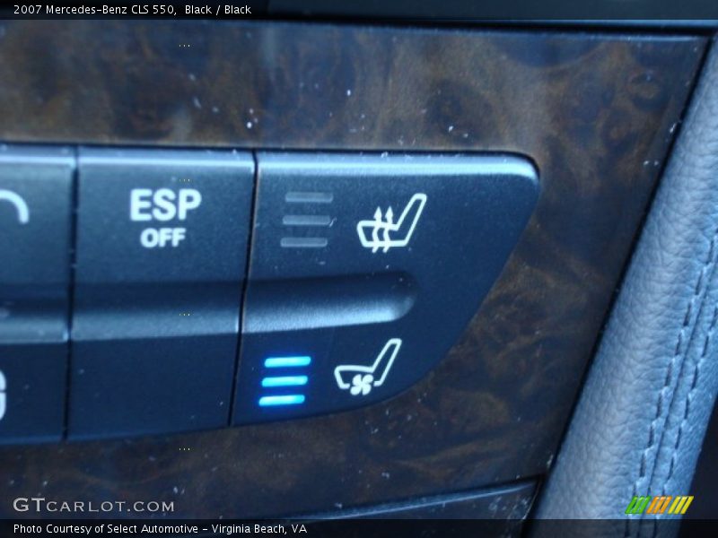 Black / Black 2007 Mercedes-Benz CLS 550