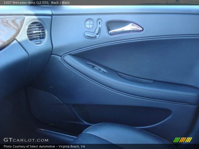 Black / Black 2007 Mercedes-Benz CLS 550