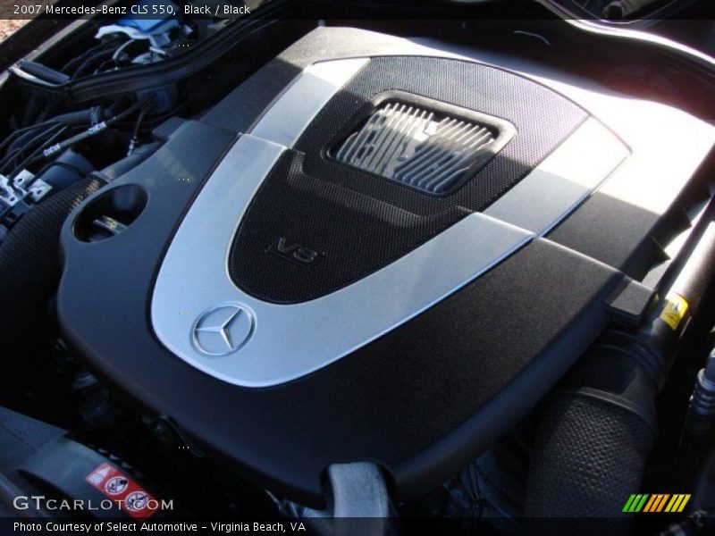 Black / Black 2007 Mercedes-Benz CLS 550