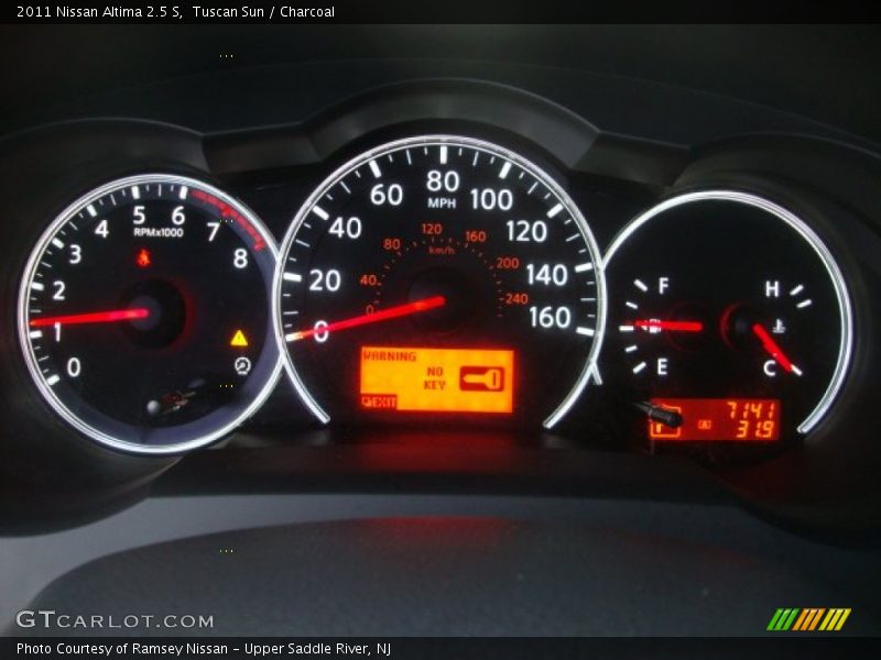 Tuscan Sun / Charcoal 2011 Nissan Altima 2.5 S
