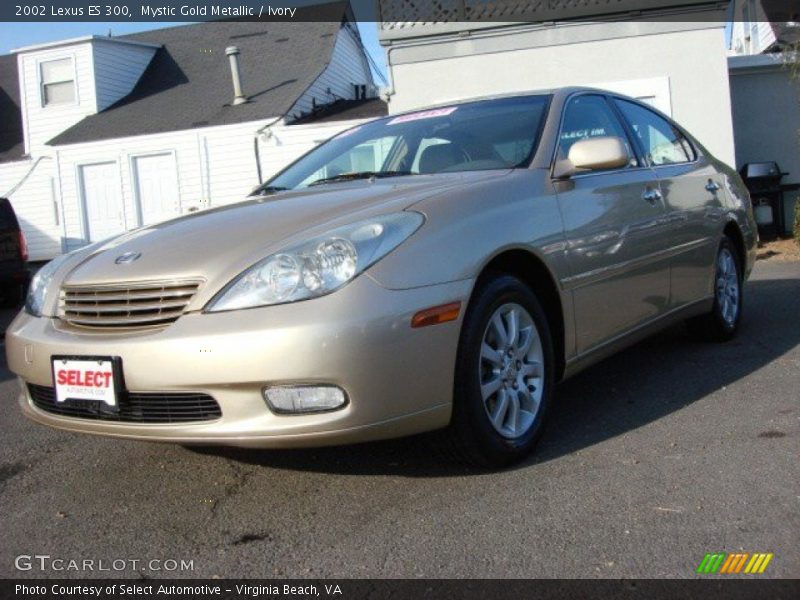Mystic Gold Metallic / Ivory 2002 Lexus ES 300