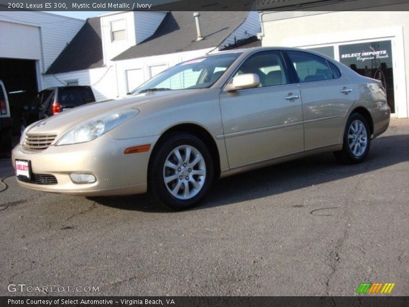 Mystic Gold Metallic / Ivory 2002 Lexus ES 300