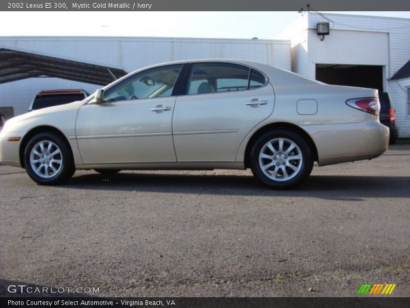 Mystic Gold Metallic / Ivory 2002 Lexus ES 300