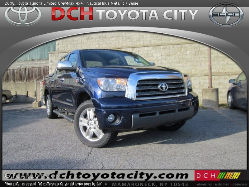 Nautical Blue Metallic / Beige 2008 Toyota Tundra Limited CrewMax 4x4