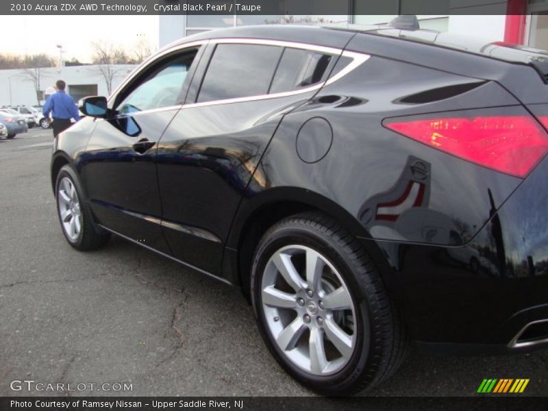 Crystal Black Pearl / Taupe 2010 Acura ZDX AWD Technology