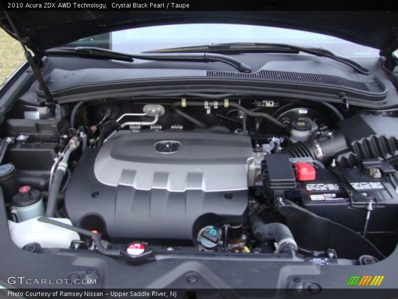 Crystal Black Pearl / Taupe 2010 Acura ZDX AWD Technology