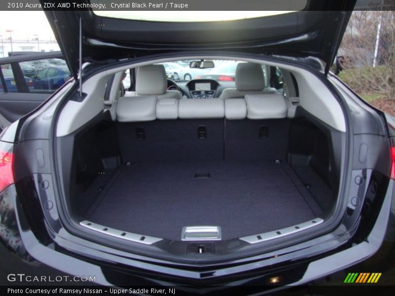 Crystal Black Pearl / Taupe 2010 Acura ZDX AWD Technology