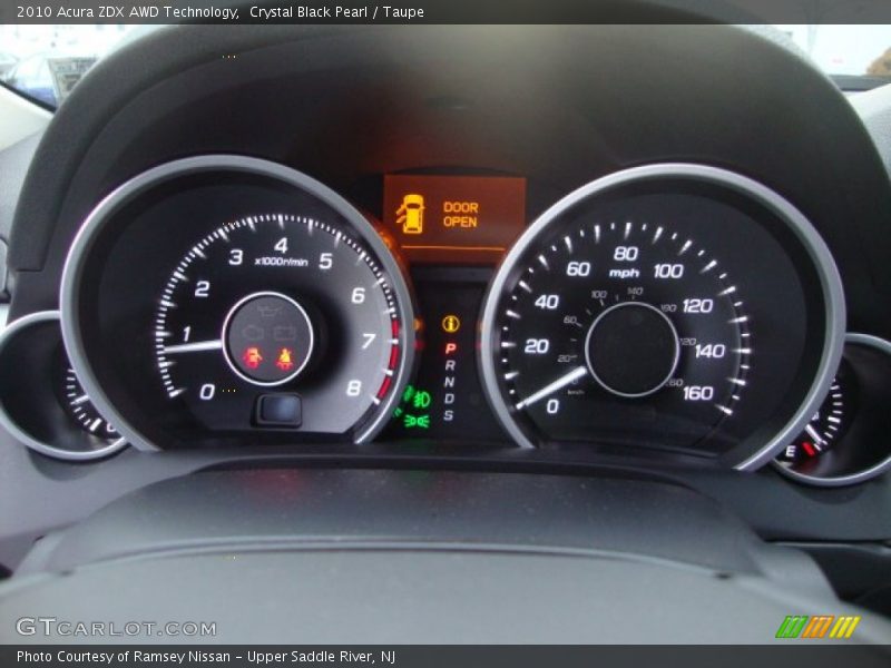  2010 ZDX AWD Technology AWD Technology Gauges