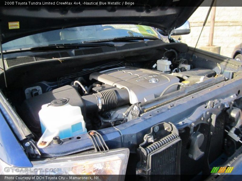 Nautical Blue Metallic / Beige 2008 Toyota Tundra Limited CrewMax 4x4