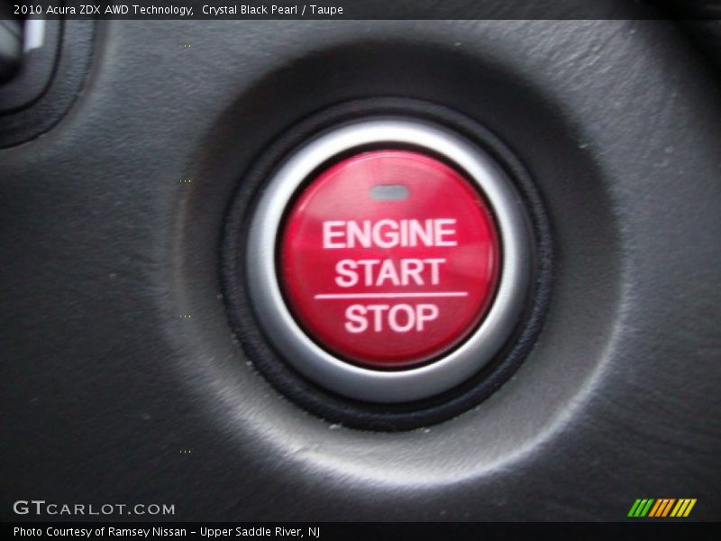 Crystal Black Pearl / Taupe 2010 Acura ZDX AWD Technology