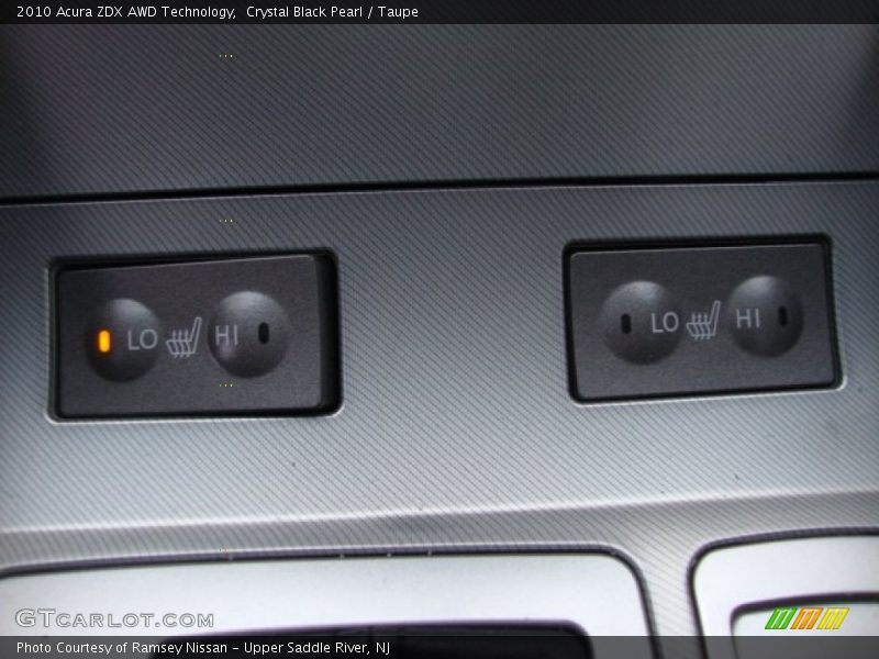 Crystal Black Pearl / Taupe 2010 Acura ZDX AWD Technology