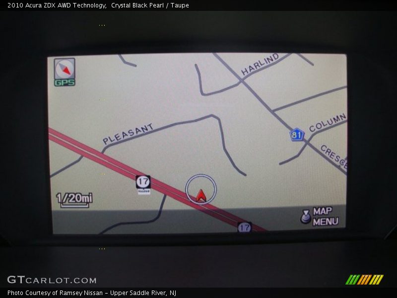 Crystal Black Pearl / Taupe 2010 Acura ZDX AWD Technology